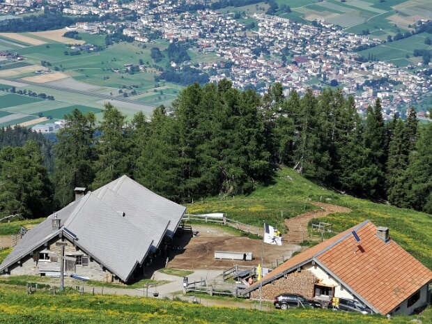 Alpen in den Hochlagen des Calanda
