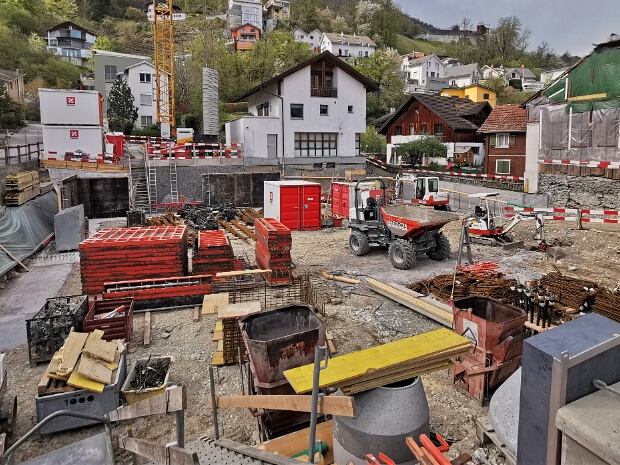 Neubau Mehrfamilien-Wohnhaus Sala, Ecke Wingertsplona/Flumisgasse