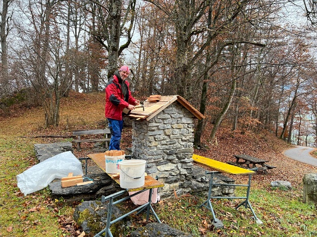 Erneuerung des Dachs vom Chäppeli - 2022