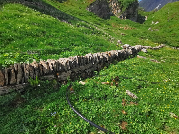 Natursteinmauer Hinder Tal