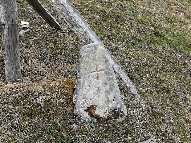 Grenzstein am Zweienspitz